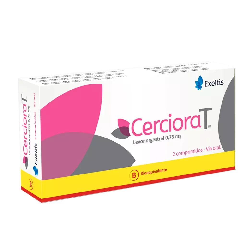 Cerciora T 0,75 mg x 2 comprimidos Farmex-MiaHealth-Persistente